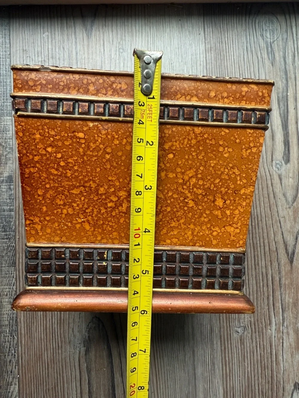 Orange Decorative Bathroom Accessory - Wash Cloth Holder